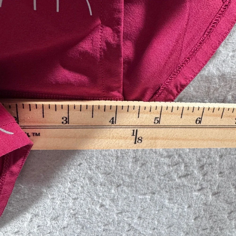 1429 | Lululemon Speed Up Low-Rise Running Shorts Maroon Womens 4 - Picture 6 of 7